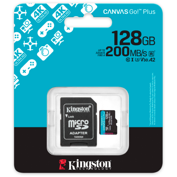 MicroSD Kingston Canvas Go! Plus Gen 4 128 GB  photo 3