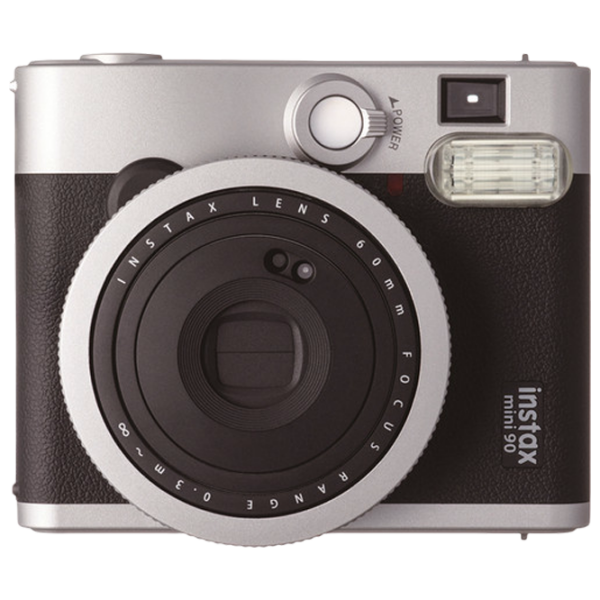 Cameră Foto Instant FujiFilm Instax mini 90 Neo Classic + 60 mm Kit Silver CMOS, , f/12.7 photo 1