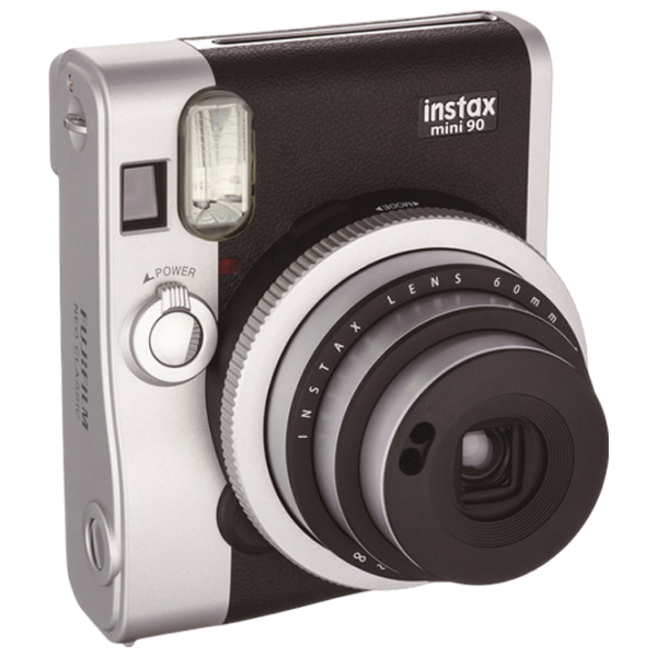 Cameră Foto Instant FujiFilm Instax mini 90 Neo Classic + 60 mm Kit Silver CMOS, , f/12.7 photo 2