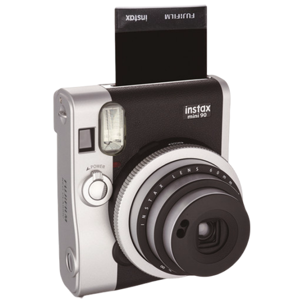 Cameră Foto Instant FujiFilm Instax mini 90 Neo Classic + 60 mm Kit Silver CMOS, , f/12.7 photo 3