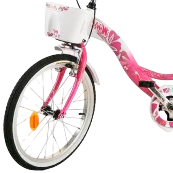 Bicicletă Dino Bikes Winx 20" Pink White Aliaj de magneziu / Pentru copii photo 2