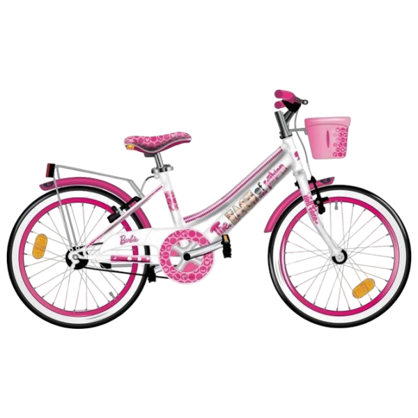 Bicicletă Dino Bikes Barbie 20" Pink White Aliaj de magneziu / Pentru copii photo 1