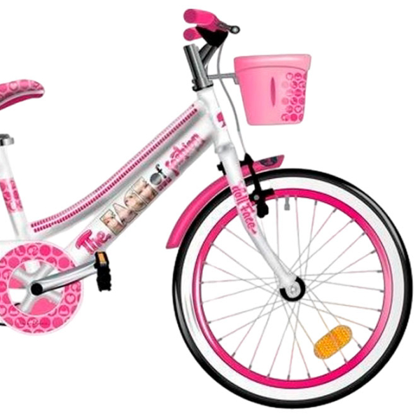 Bicicletă Dino Bikes Barbie 20" Pink White Aliaj de magneziu / Pentru copii photo 2
