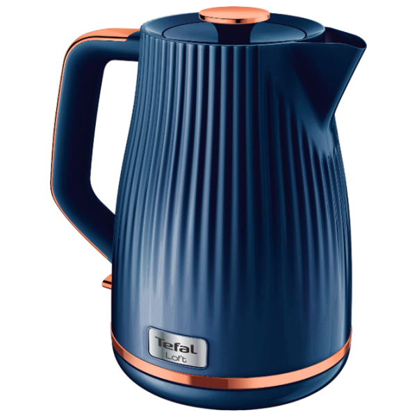 Ceainic electric Tefal KO251430 Blue 2400 W, 1.7l, Material interior: Inox photo 1