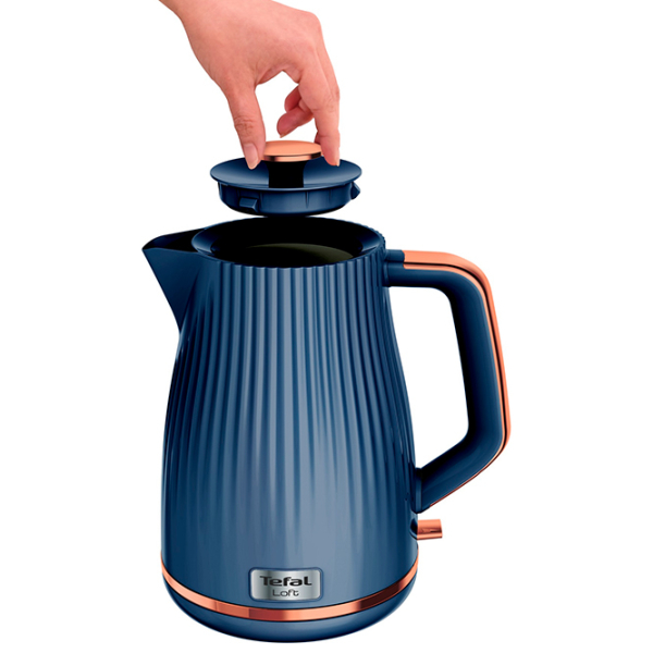 Ceainic electric Tefal KO251430 Blue 2400 W, 1.7l, Material interior: Inox photo 4