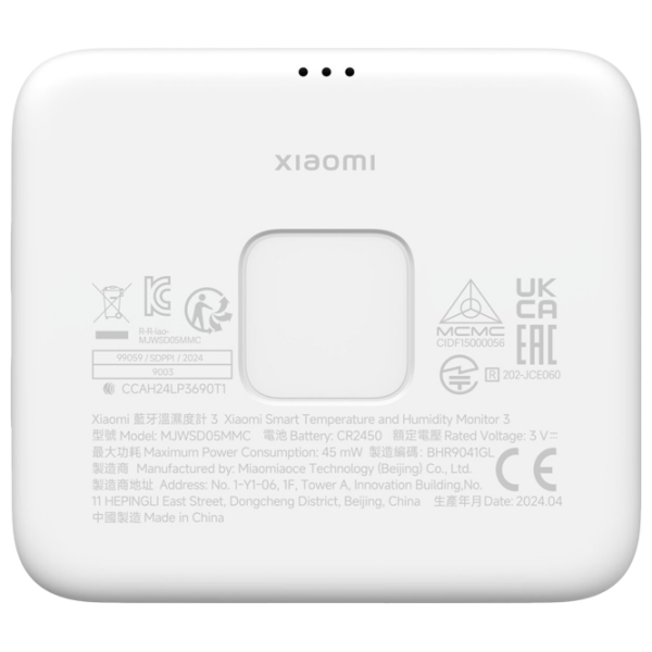 Senzor de Temperatură si Umiditate Xiaomi Monitor 3 White  photo 5