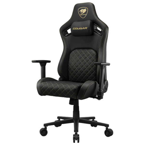 Игровое кресло Cougar Defensor Gold CGR-DFL-GLB Черный Золотой  photo 3