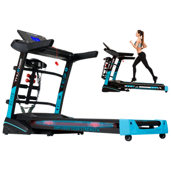 Bandă de alergat Thunder Elite-DS Black 200 kg, 22 km/h photo 2