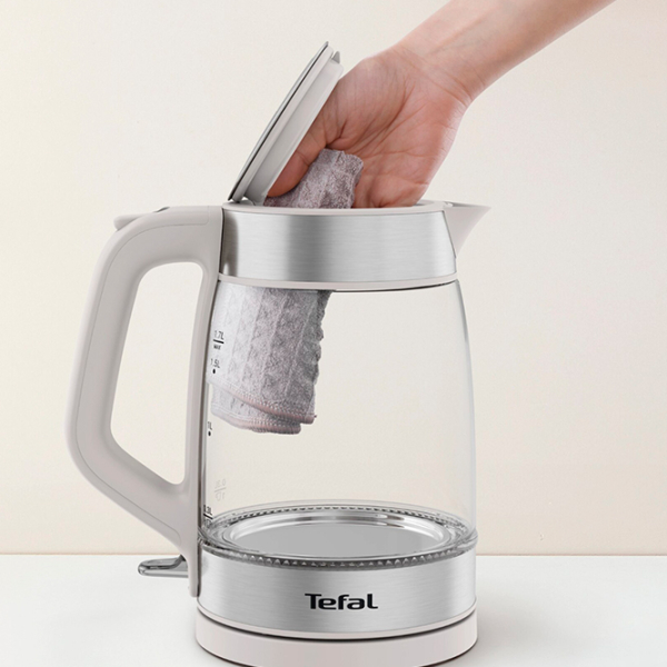 Ceainic electric Tefal KI605B30 Silver 2200 W, 1.7l, Material interior: Inox photo 6