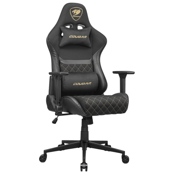 Scaun Gaming Cougar ARMOR ONE V2 Gold F CGR-A2F-GLB Black Gold  photo 3