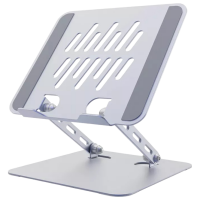 Suport pentru laptop Gembird NBS-D1-04 Silver Dimensiune ecran - 15.6" / Material carcasă - Aluminiu
