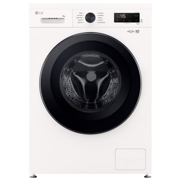 Mașină de spălat LG F4X1008NWK White 8 kg, 1400 rpm, A photo 1