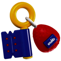Jucărie zornăitoare Chicco Rainbow Key Multicolor 0+