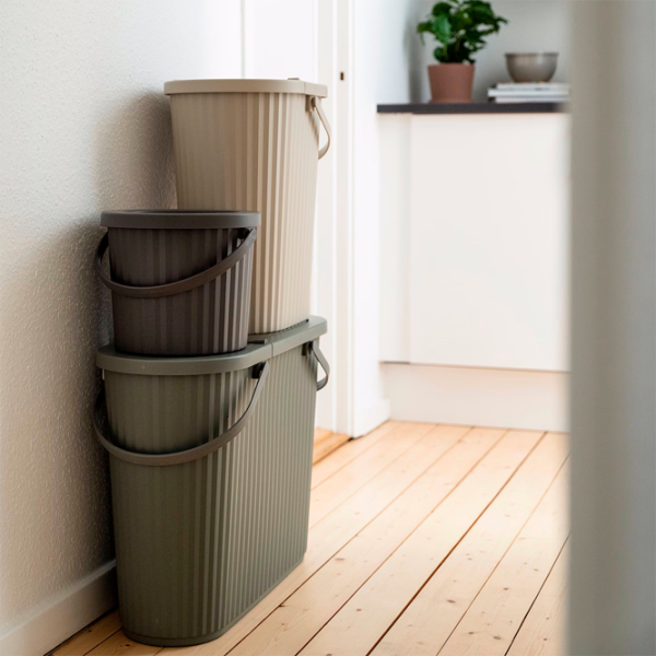 Coș de gunoi Ikea Dammang Dark Gray Plastic, 8l photo 7