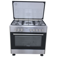 Плита KUBB FF9506GAZH Нержавеющая сталь Тип плиты: Комбинированная, , Тип духовки: Электрическая