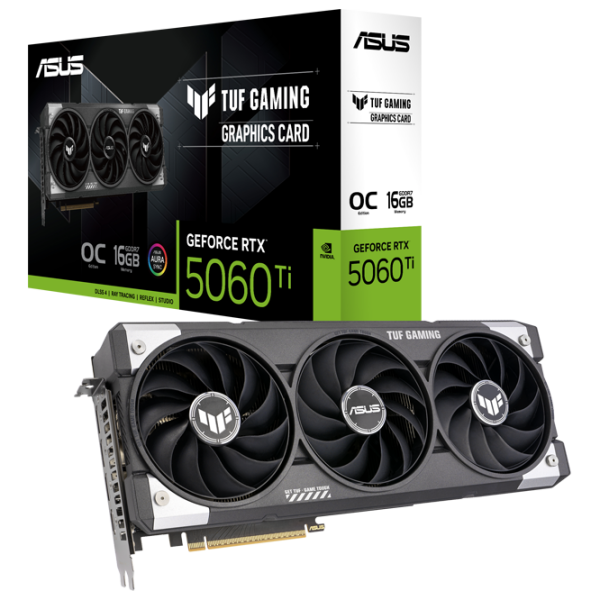 Видеокарта Asus GeForce RTX 5060 Ti TUF Gaming OC Edition 16 ГБ PCI Express x16 5.0 photo 8