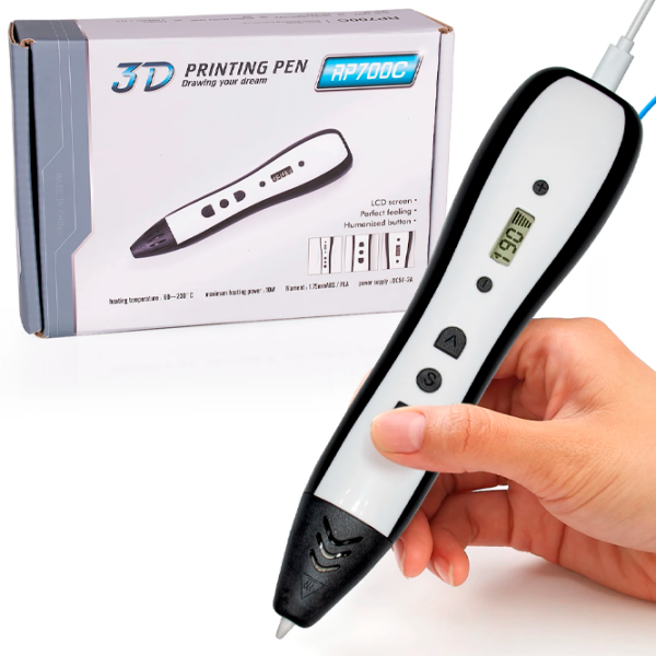 3D ручка 3DPen RP700C Белый 1.75 мм |  photo 2