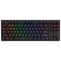 Tastatură Hator Icefall Mecha TKL Rainbow Wireless Black Gaming, Fără fir