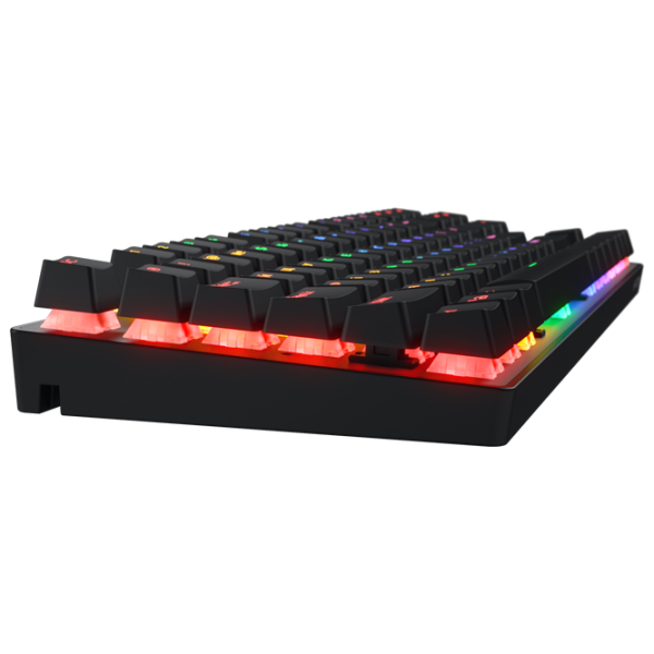 Tastatură Hator Icefall Mecha TKL Rainbow Wireless Black Gaming, Fără fir photo 4