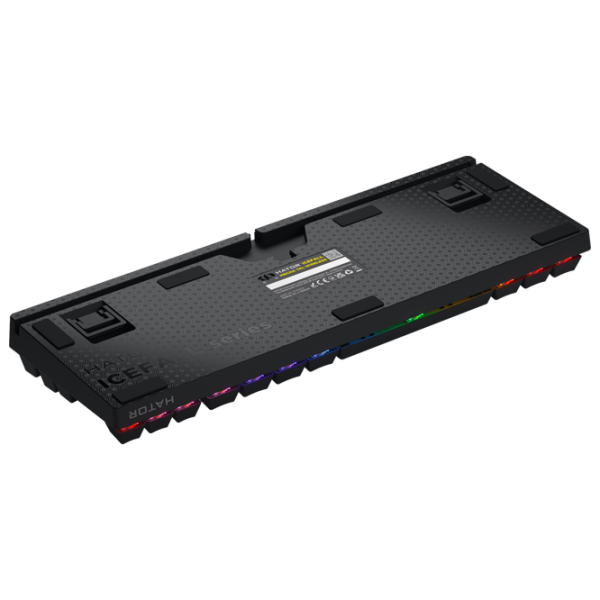 Tastatură Hator Icefall Mecha TKL Rainbow Wireless Black Gaming, Fără fir photo 5