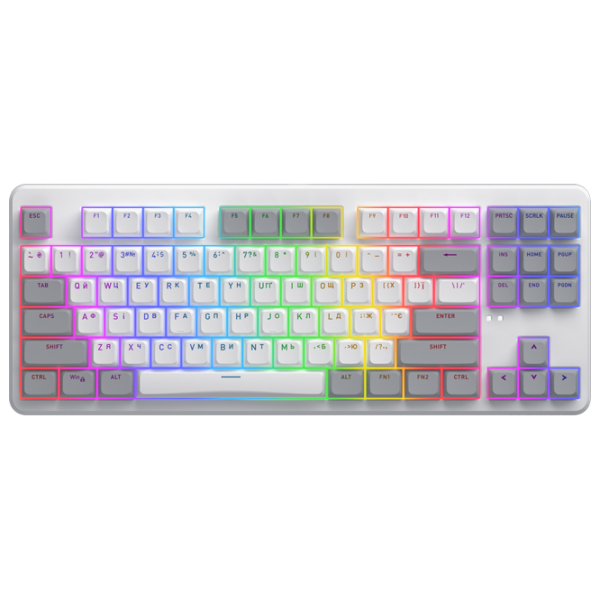 Tastatură Hator Rockfall 3 Mecha TKL White Gaming, Fără fir photo 1
