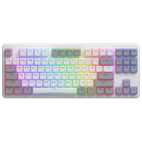 Tastatură Hator Rockfall 3 Mecha TKL White Gaming, Fără fir