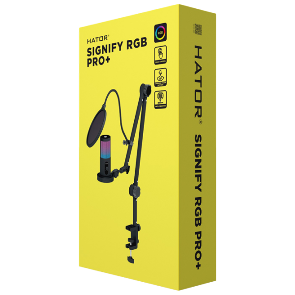 Микрофон Hator Signify RGB Pro+ Черный  photo 5