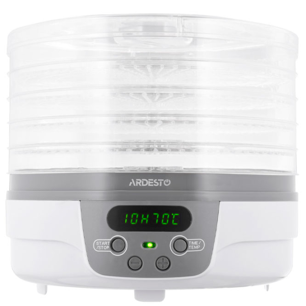 Uscător de fructe și legume Ardesto FDB-5321T White 250 W photo 1