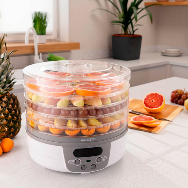 Uscător de fructe și legume Ardesto FDB-5321T White 250 W photo 6