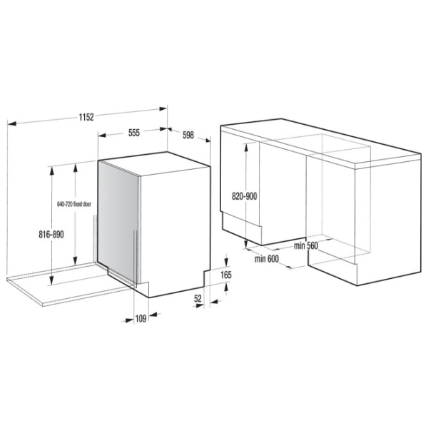 Mașină de spălat vase Gorenje GV673C65 Black 16 seturi, C photo 12