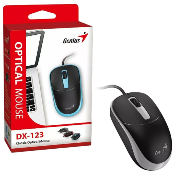 Мышь Genius DX-123 Черный Проводная, 1200 dpi photo 5