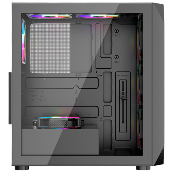 Корпус 1STPLAYER AY7 Черный micro ATX photo 5