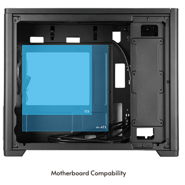 Корпус Chieftec BX-10B-OP Черный micro ATX photo 8