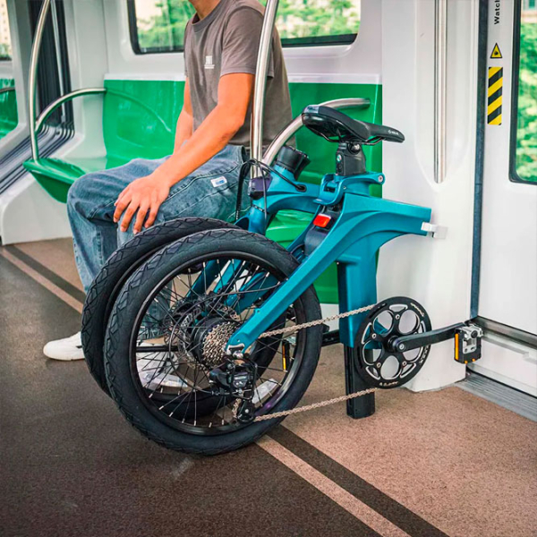 Bicicletă electrică FIIDO X Blue 20" | 250 W | până la 130 km photo 6