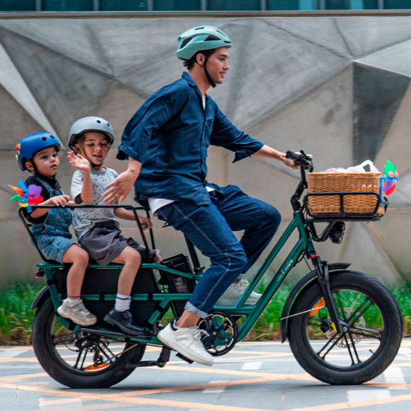 Bicicletă electrică FIIDO T2 Green 20" | 250 W | până la 130 km photo 4