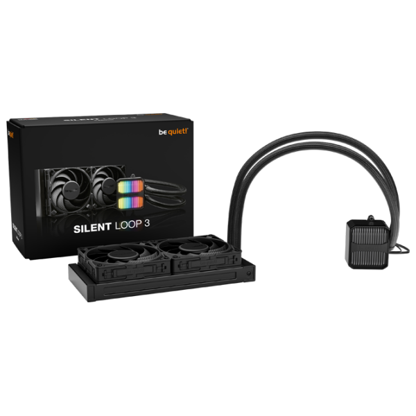 Жидкостное охлаждение Be quiet! Silent Loop 3 240mm Черный  photo 5