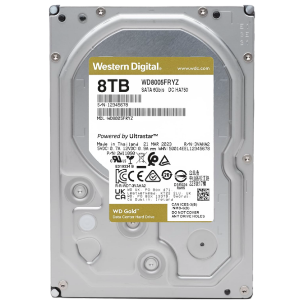 HDD Western Digital Gold Enterprise 3.5'' 8 ТБ  photo 3