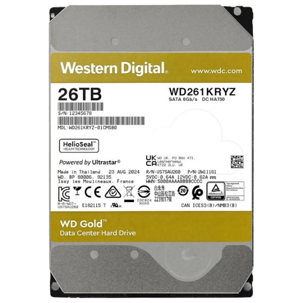 HDD Western Digital Gold Enterprise 3.5'' 18 TB  photo 3