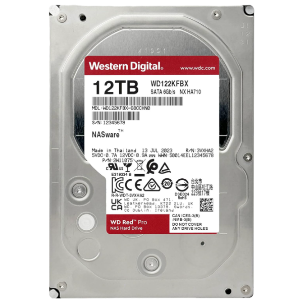 HDD Western Digital Red Pro 3.5'' 12 ТБ  photo 3