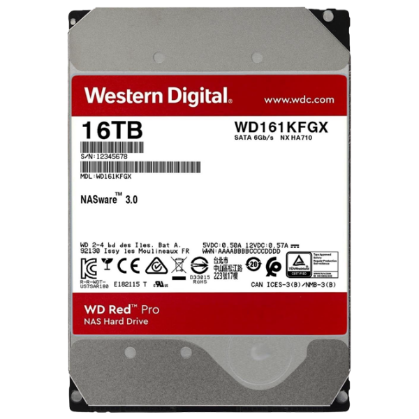 HDD Western Digital Red Pro 3.5'' 16 ТБ  photo 4