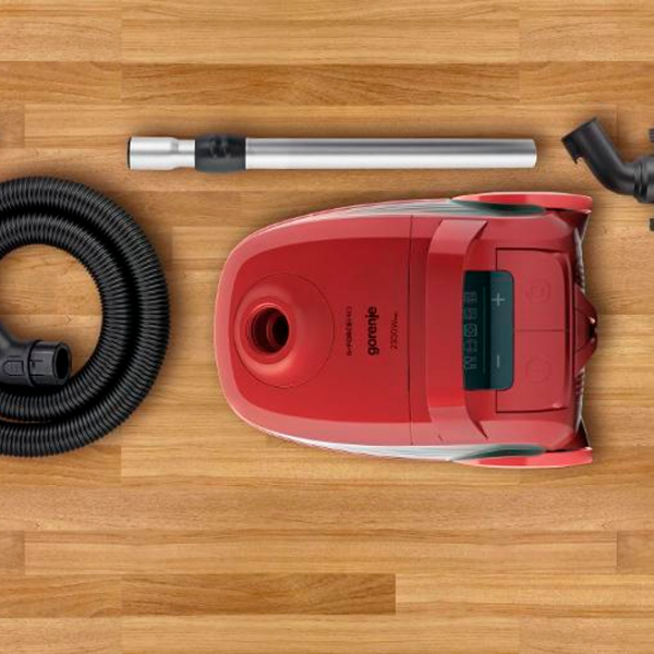 Aspirator Gorenje VC2321GPRRCY Red 2300 W | Uscată | Container | 3 l photo 3