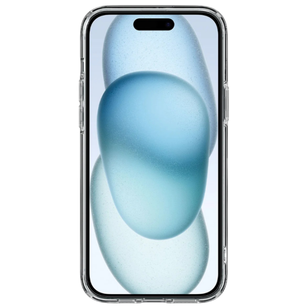 Husă pentru smartphone Apple iPhone 15 (Ultra Hybrid) Transparent White Spigen, TPU, MagSafe Back photo 5