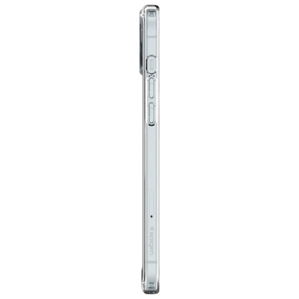 Husă pentru smartphone Apple iPhone 15 (Ultra Hybrid) Transparent White Spigen, TPU, MagSafe Back photo 6