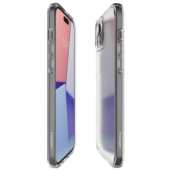 Husă pentru smartphone Apple iPhone 15 (Ultra Hybrid) Matte Transparent Spigen, TPU, Back photo 3