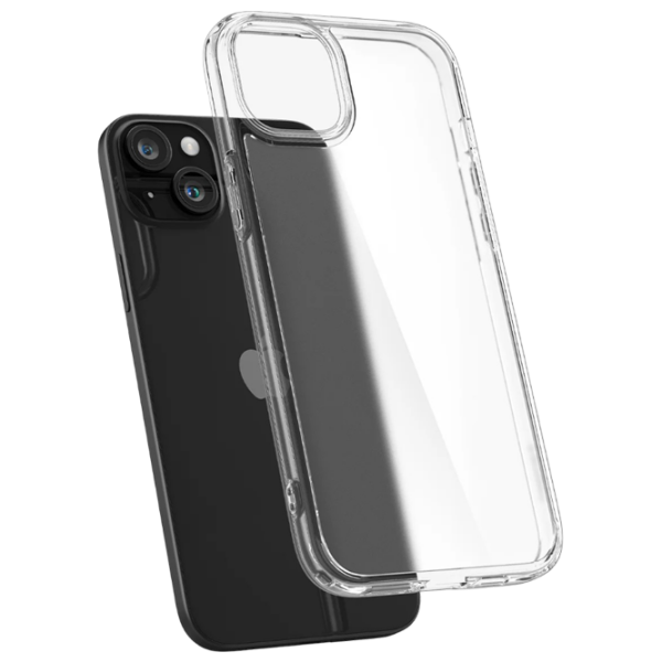 Husă pentru smartphone Apple iPhone 15 (Ultra Hybrid) Matte Transparent Spigen, TPU, Back photo 4