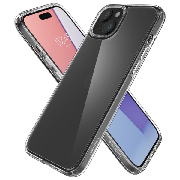Husă pentru smartphone Apple iPhone 15 (Ultra Hybrid) Matte Transparent Spigen, TPU, Back photo 5