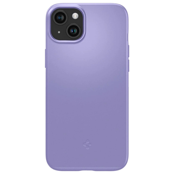 Husă pentru smartphone Apple iPhone 15 (Thin Fit) Iris Purple Spigen, TPU, Back photo 1