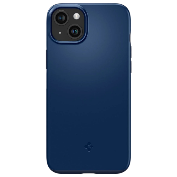 Husă pentru smartphone Apple iPhone 15 (Thin Fit) Matte Blue Spigen, TPU, Back photo 1