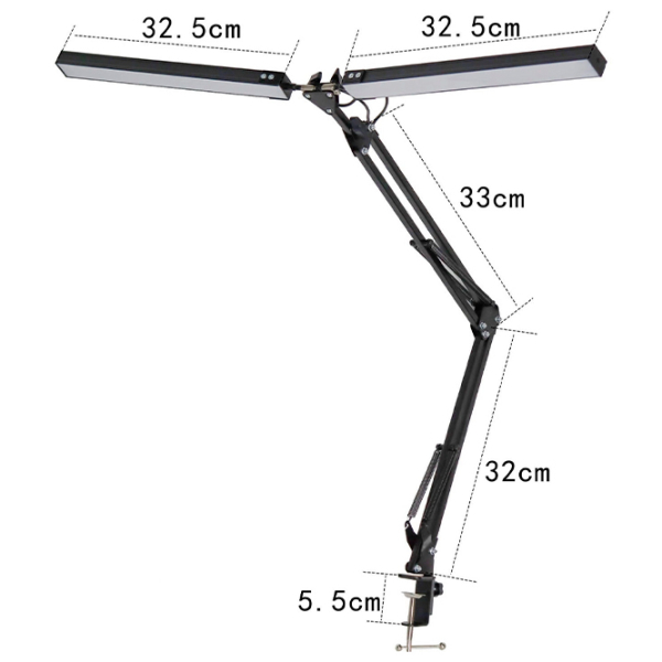 Lampă de masă Platinet PDLD20 Black Rețea photo 3