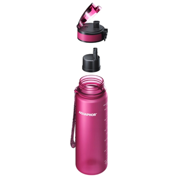 Sticlă pentru apă Aquaphor City Ruby 0.65l photo 2